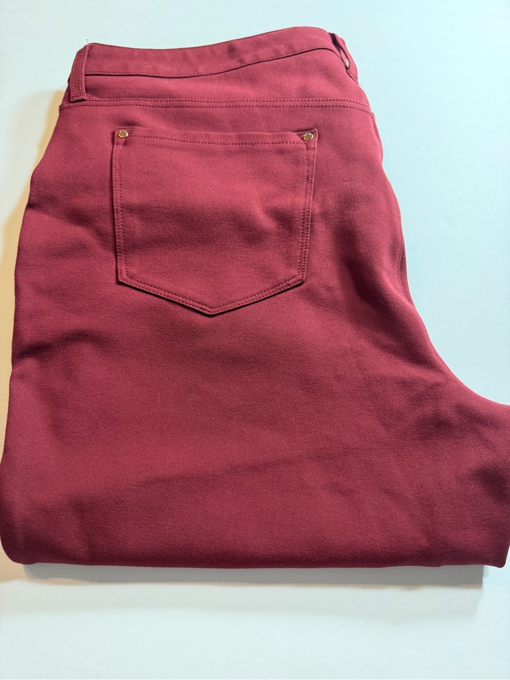 Chico's Deep Wine Stretch Pants